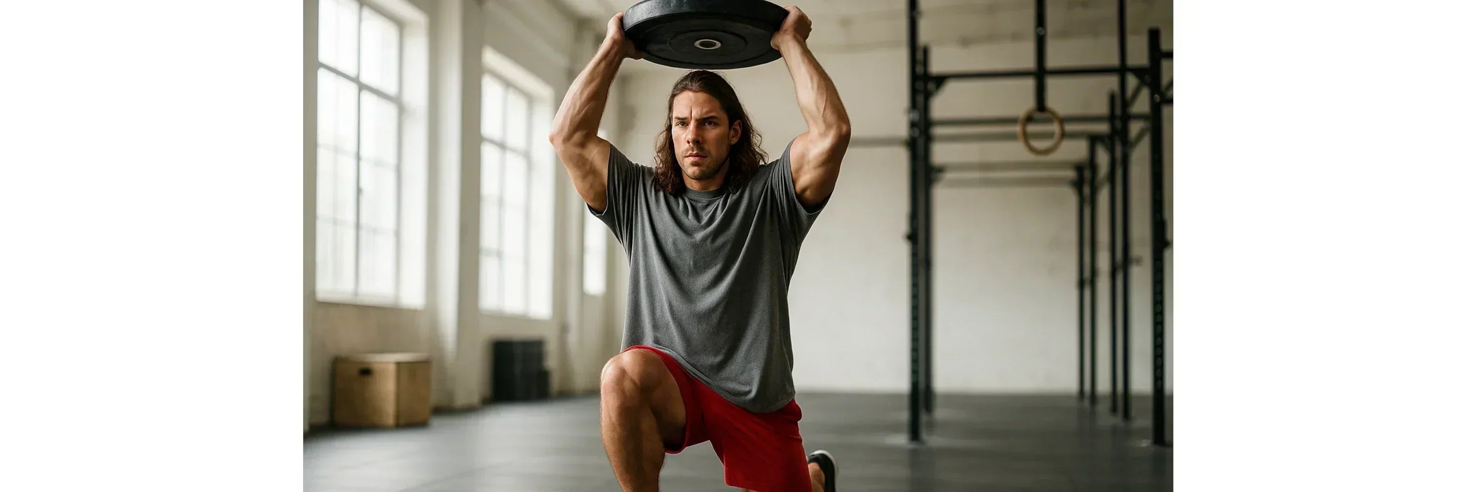 crossfitter-performt-walking-lunges-in-hero-wod-white