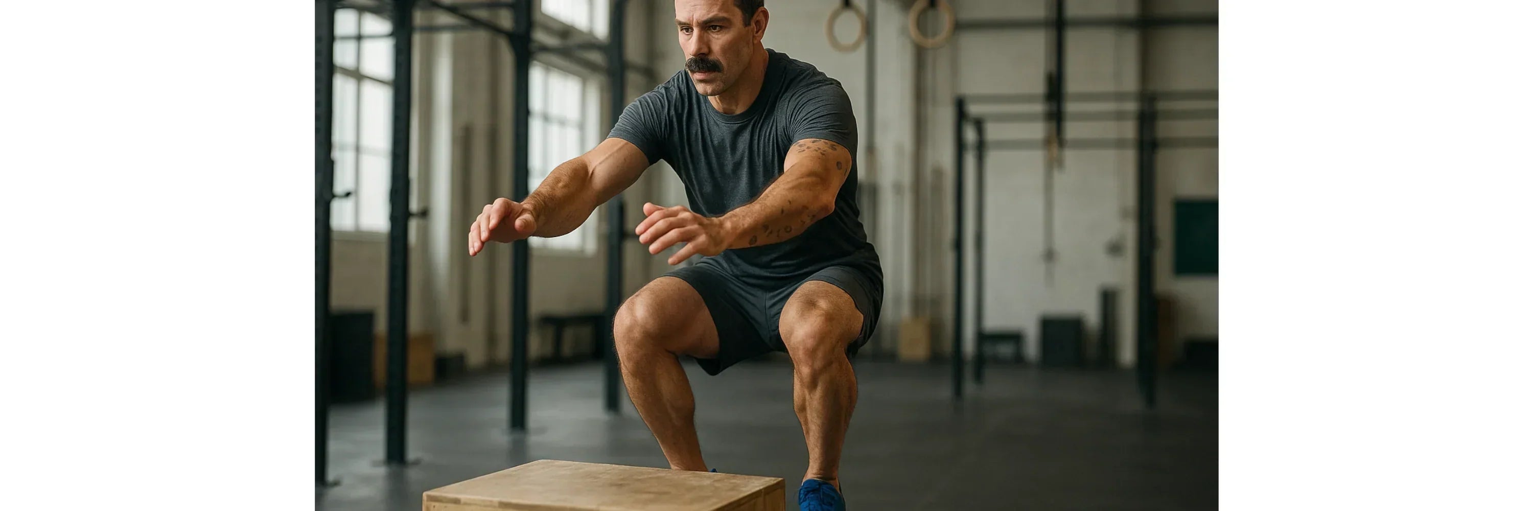 athlet-trainiert-boxjumps-als-plyometrisches-training-in-crossfit-box