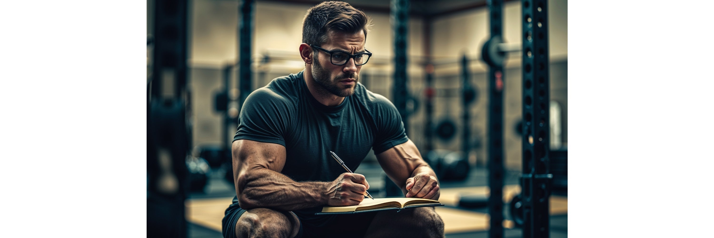 crossfitter-mit-brille-in-crossfit-box-macht-trainingsnotizen