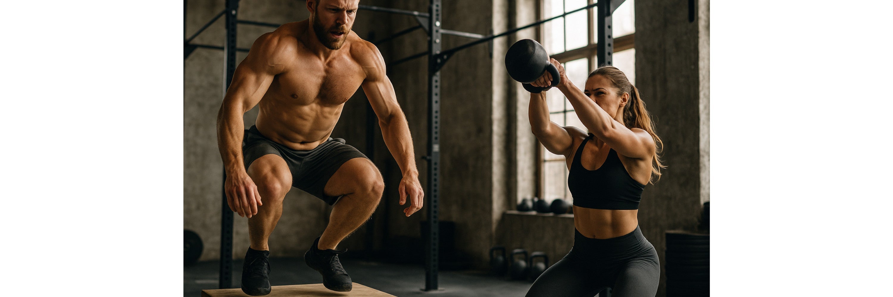 wod-box-jumps-und-kettlebell-swings-in-crossfit-box